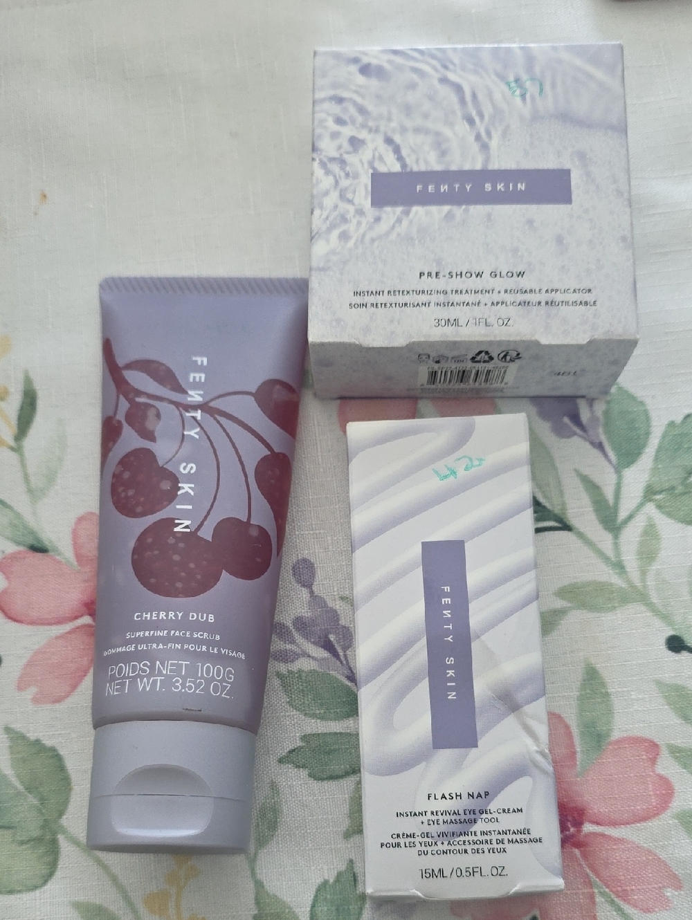 Fenty Beauty Fenty Skin Pre-Show Glow & Flash Nap Bundle in Lavender Accents